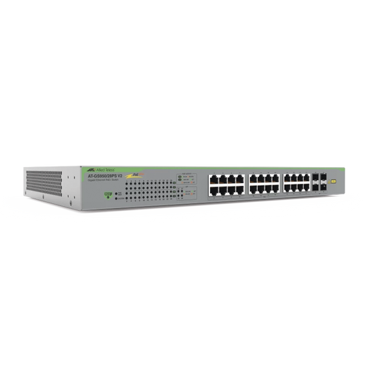 Switch PoE+ Gigabit WebSmart de 24 puertos 10/100/1000 Mbps + 4 puertos SFP Gigabit, 185 W, Version 2