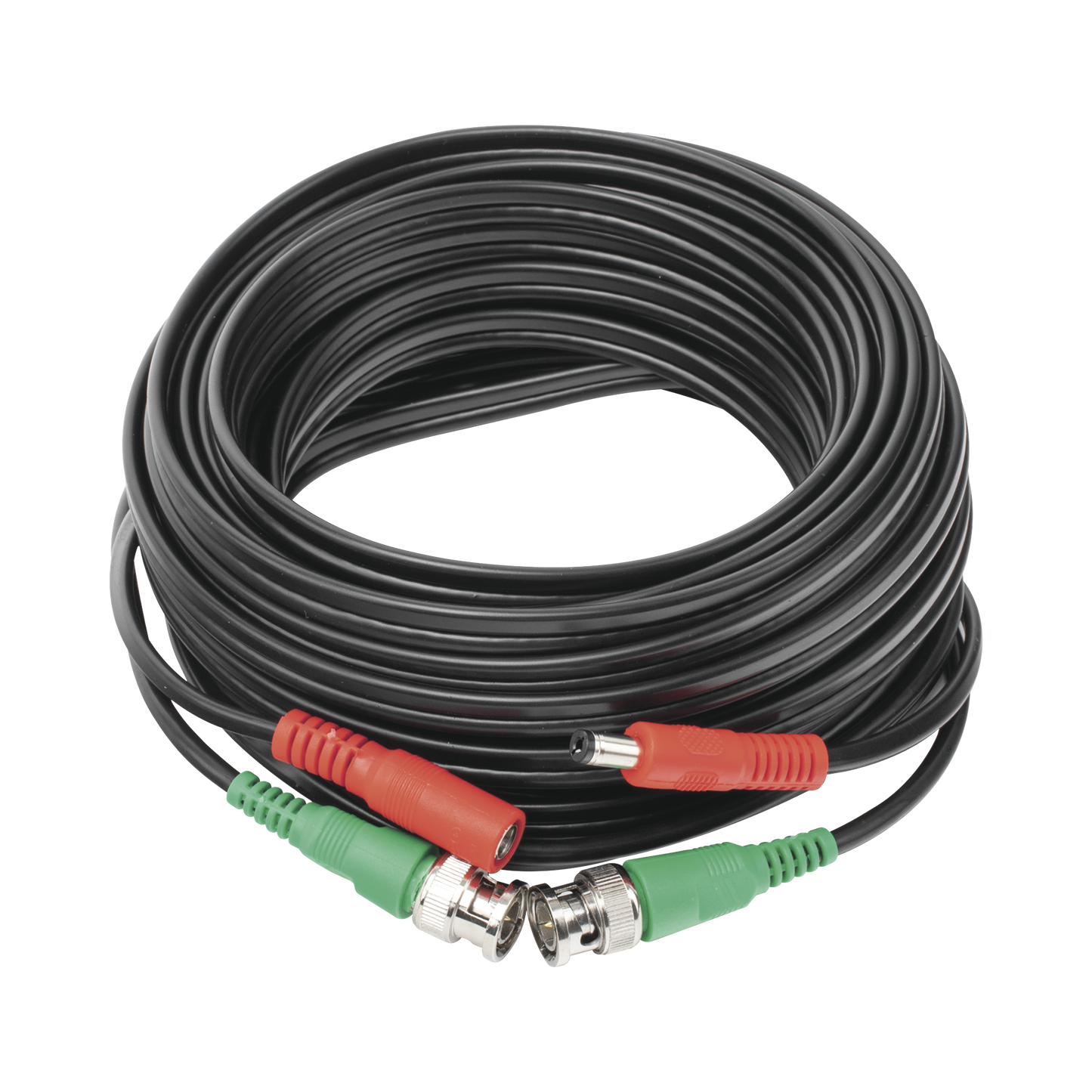 10 metros / Cable coaxial ( BNC ) + Alimentación / 100 % Cobre / Para Cámaras 4K  / Uso interior