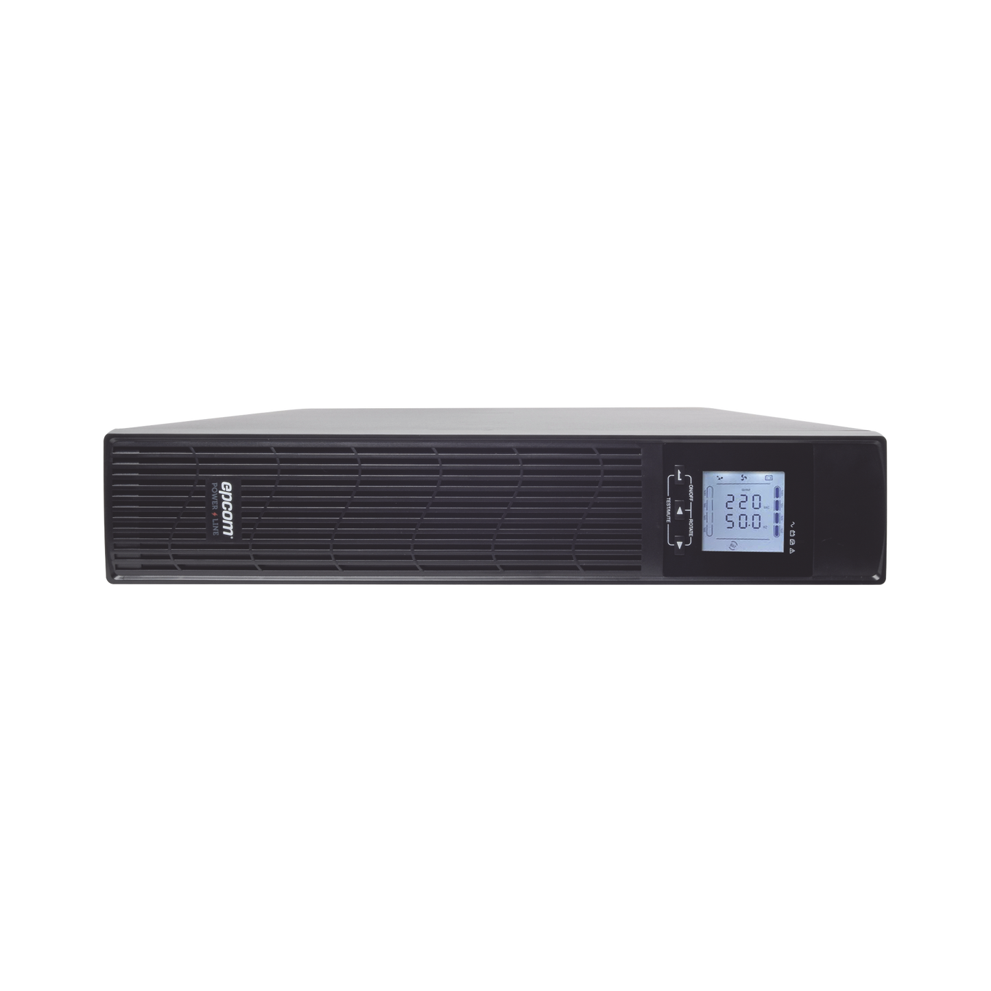 UPS de 3000VA/2700W / Topología On-Line Doble Conversión con Baterías Internas / Entrada y Salida de 120 Vca / Clavija de Entrada NEMA L5-30P / Pantalla LCD Configurable / Formato Rack/Torre