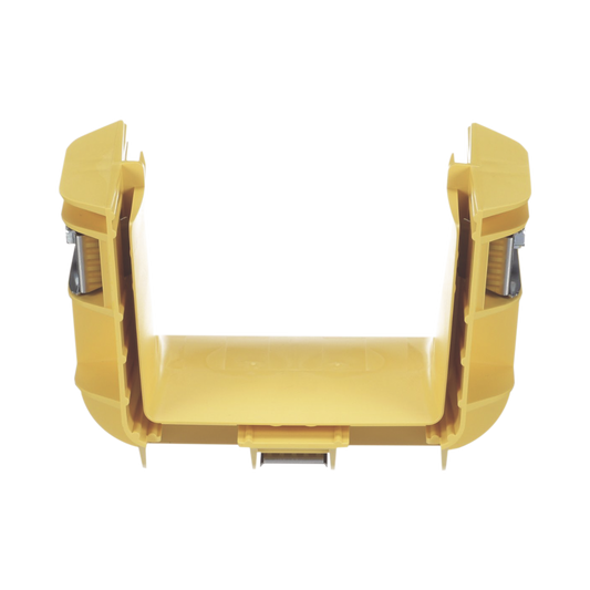 Union Recta "Cople", Para Canaleta FiberRunner™ 4X4, Color Amarillo