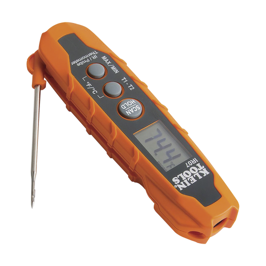 Termómetro Doble IR/Sonda con Medición ºC y ºF. Con Pantalla Retroiluminada