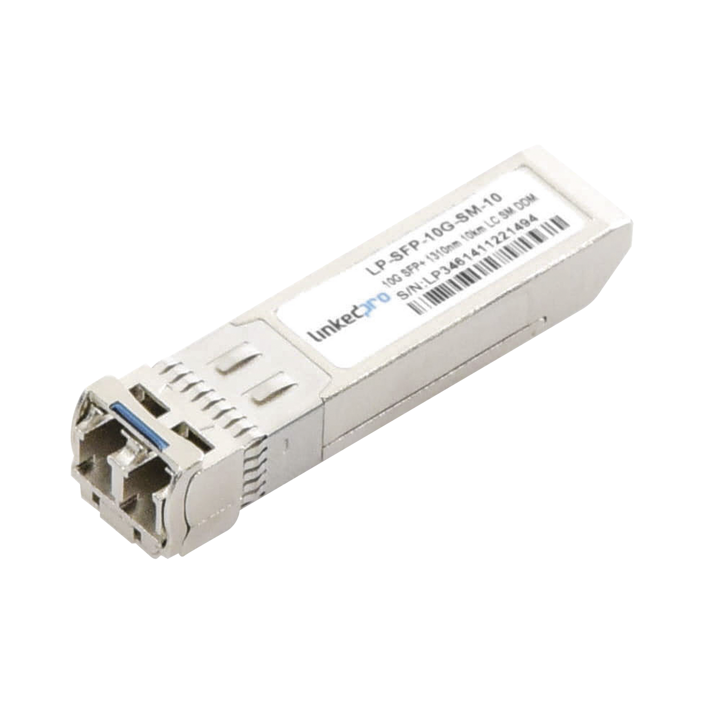 Transceptor SFP+ (Mini-Gbic) / Monomodo / 10 Gbps de velocidad / Conectores LC Dúplex / Hasta 10 km de Distancia