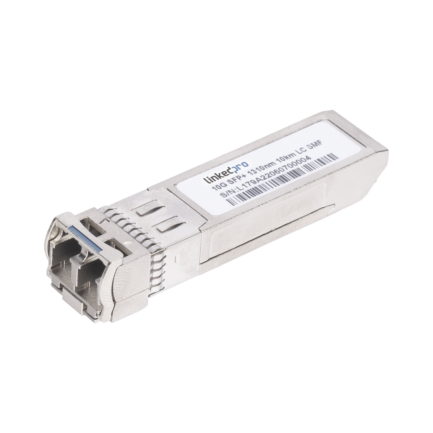 Transceptor SFP+ (Mini-Gbic) / Monomodo / 10 Gbps de velocidad / Conectores LC Dúplex / Hasta 20 km de Distancia