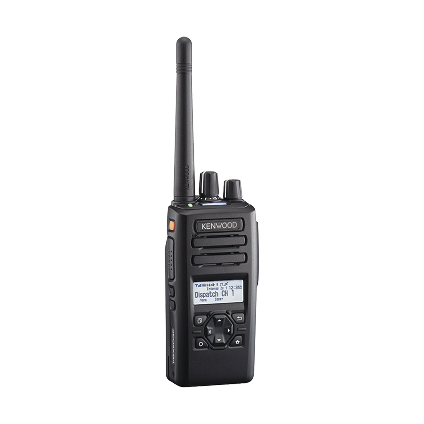 136-174 MHz, 260 Canales, Digital NXDN-DMR-Análogo, GPS, Bluetooth, IP67, 2 Pines, Incluye Batería-Antena-Cargador-Clip.