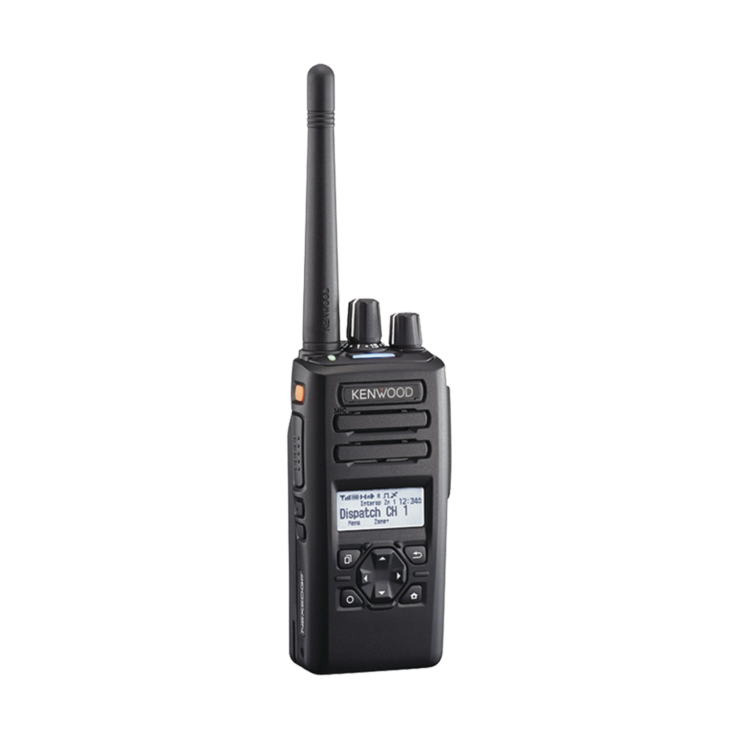 400-520 MHz, 260 Canales, Digital NXDN-DMR-Análogo, GPS, Bluetooth, IP67, 2 Pines, Intr. Seg, Inc. Batería-Antena-Cargador-Clip