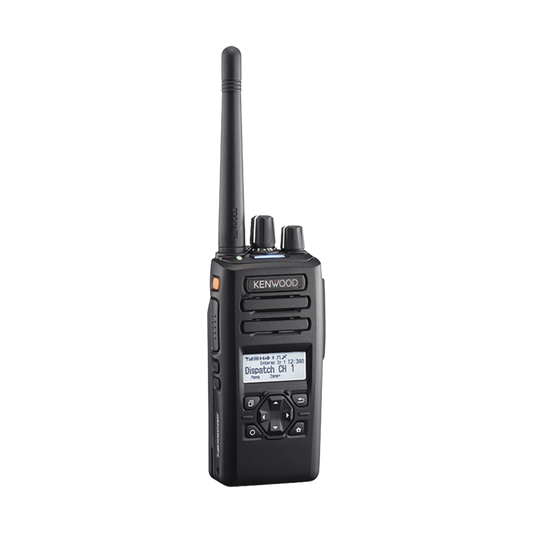 400-520 MHz, 260 Canales, Digital NXDN-DMR-Análogo, GPS, Bluetooth, IP67, 2 Pines, Intr. Seg, Inc. Batería-Antena-Cargador-Clip