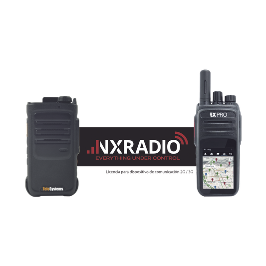 12 meses de Servicio NXRadio para Terminales de Radio NXPOC130, RG360 y M5.