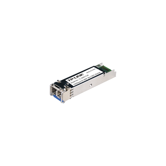 Transceptor mini-GBIC SFP duplex Multimodo 1000X, Distancia 550 M, conector LC