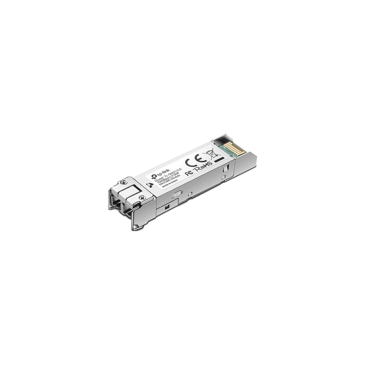 Transceptor mini-GBIC SFP duplex Monomodo 1000X, Distancia 10 KM, conector LC