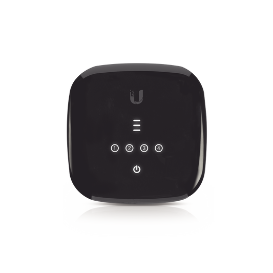 UFiber WiFi 802.11n GPON ONU, Unidad de red óptica con 1 puerto WAN GPON (SC/APC) + 4 puertos LAN Gigabit Ethernet