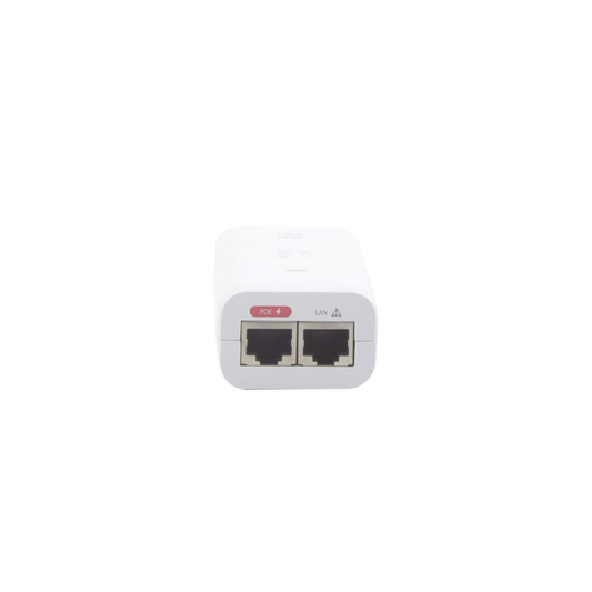 Adaptador POE Ubiquiti (48 VDC, 0.32 A) puerto Gigabit, ideal para equipos UniFi